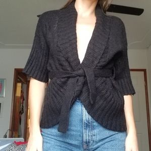 Belted black sweather by 77kids american eagle